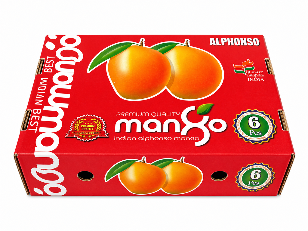FRESH ALFONSO MANGOES INDIAN 1.4KG (5-6Pcs.)
