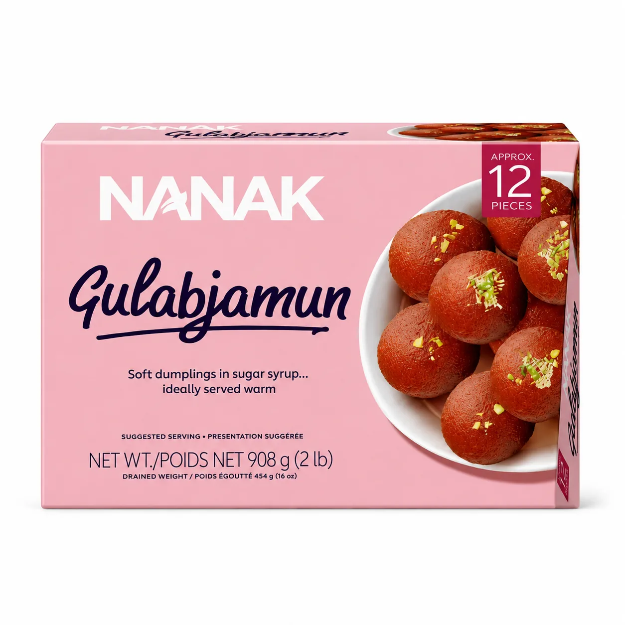 Nanak Gulab Jamun 908 g – Bolitas dulces en almíbar