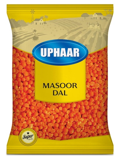 Uphaar Masoor Dal 2 kg – Lentilhas vermelhas partidas