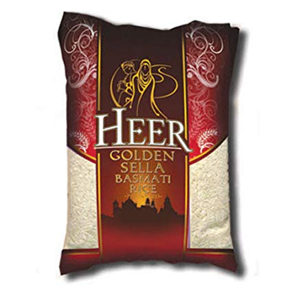 [10629] HEER GOLDEN SELLA BASMATI RICE  5KG