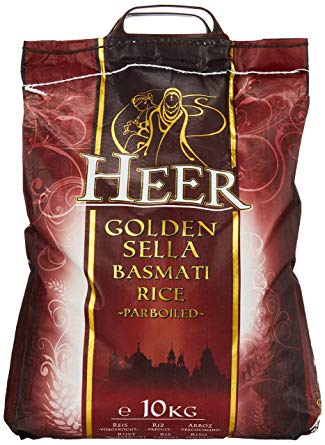 [10628] HEER GOLDEN SELLA BASMATI RICE 10KG