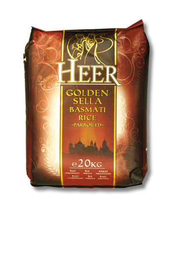 [10627] HEER GOLDEN SELLA BASMATI RICE  20KG