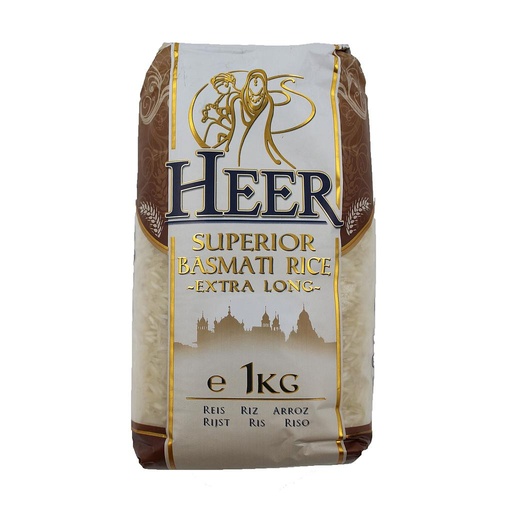 [10689] HEER LONG GRAIN BASMATI RICE  1KG