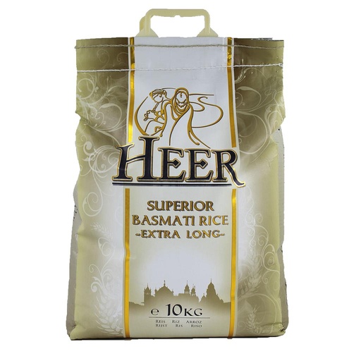 [10630] HEER LONG GRAIN BASMATI RICE  10KG