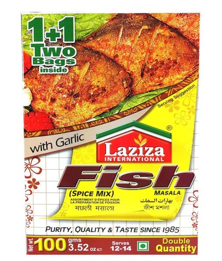 [21645] LAZIZA FISH MASALA 100G