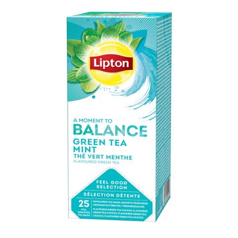 [22071] LIPTON GREEN TEA WITH MINT 25´S