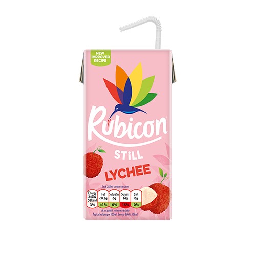 [17114] RUBICON LYCHEE JUICE DRINK  288 ML