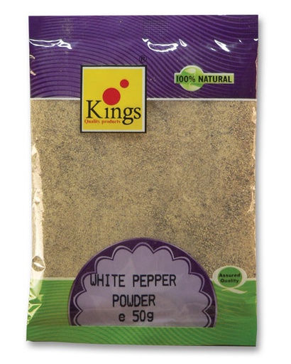 KINGS WHITE PEPPER  POWDER  100G