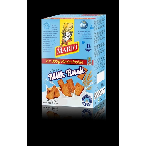 MARIO PREMIUM MILK RUSK   600G