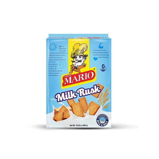 MARIO PREMIUM MILK RUSK   300G