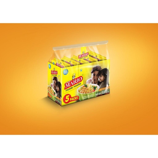 MARIO INSTANT MASALA NOODLES   PACK OF 5