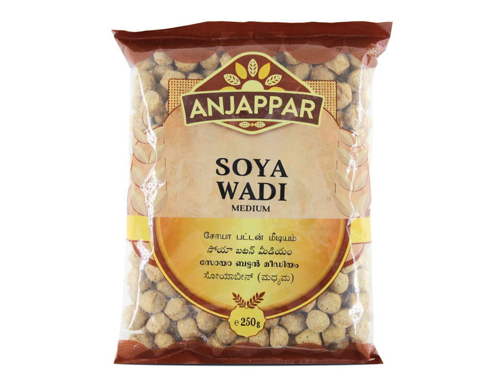 ANJAPPAR SOYA CHUNKS MEDIUM  200G