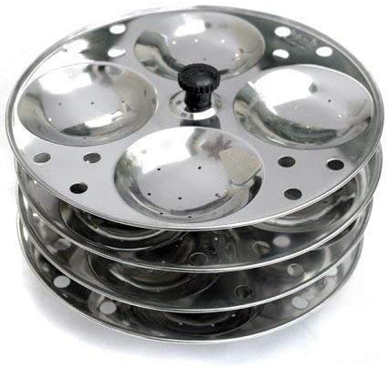 IDLI STAND STAINLESS STEEL ( 4 PLATE )  1PCS