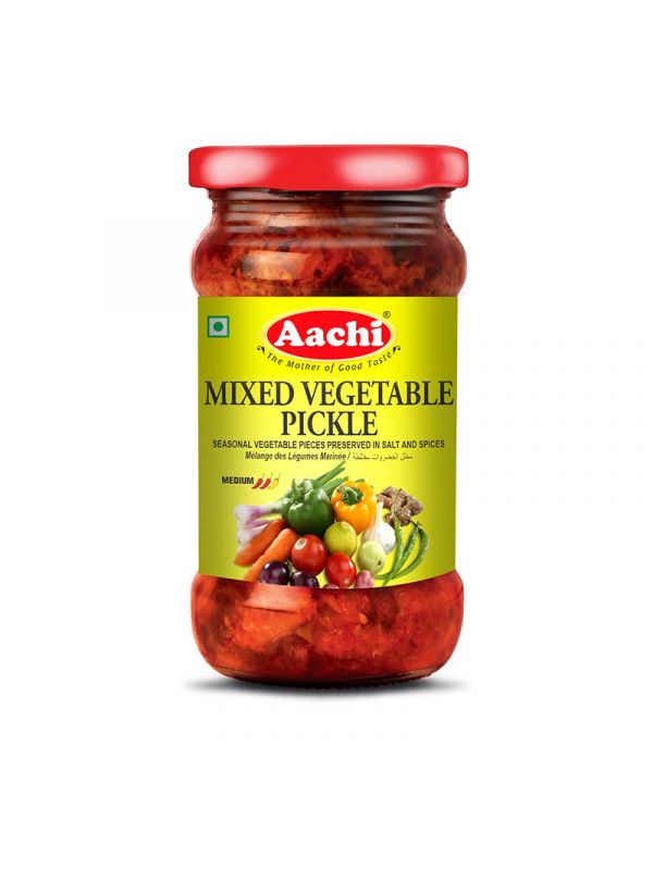AACHI PICKLE MIXED VEG.  300G
