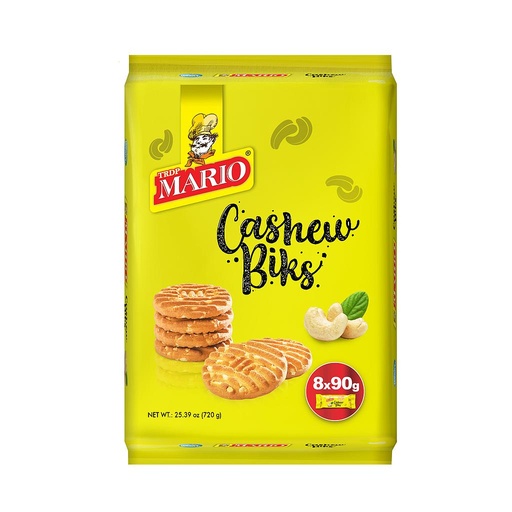 MARIO CASHEW BISCUITS  8X90G