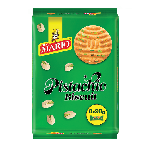 MARIO PISTACHIO BISCUITS 8 X 90g