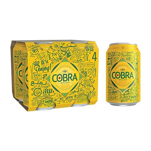 Cobra Premium Beer (4 x 330ml)