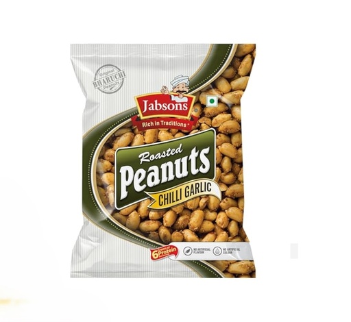 JABSONS ROASTED PEANUTS CHILLY GARLIC 140 G