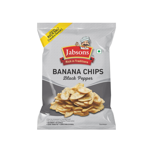 JABSON BANANA CHIPS BLACK PEPPE 150 G