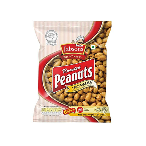 JABSON ROASTED PEANUT SPICY MASALA 140G