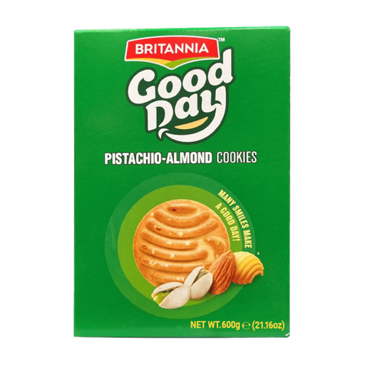BRITANNIA BISCUITS GOOD DAY PIST/ALM 600 G