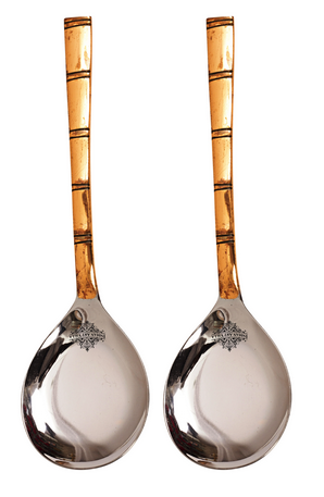 COPPER SERVING SPOON 2 PCS